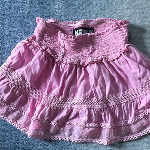 Kids Sz Sm KatieJNYC Pink Ruffled Skirt